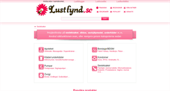 Desktop Screenshot of lustfynd.se